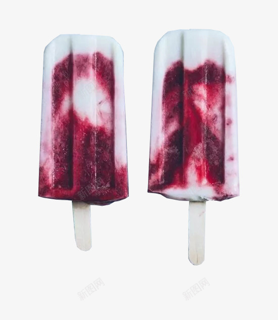 草莓酸奶冰棒png免抠素材_新图网 https://ixintu.com 冰棒 夏天 草莓 酸奶
