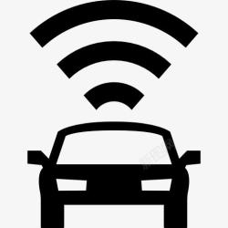汽车客车图标免费下载汽车正面信号连接图标高清图片