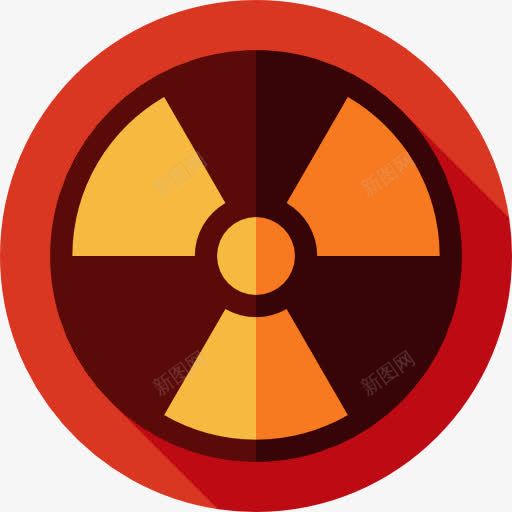 辐射图标png_新图网 https://ixintu.com 功率 工业 放射性 标志 核辐射 能源 警惕