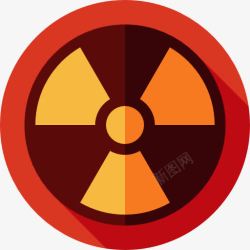核辐射标志辐射图标高清图片