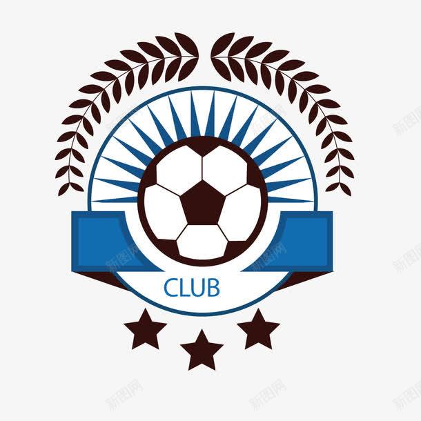 三颗星足球队logo矢量图图标ai_新图网 https://ixintu.com LOGO样机 logo logo样机 三颗星 足球队 矢量图