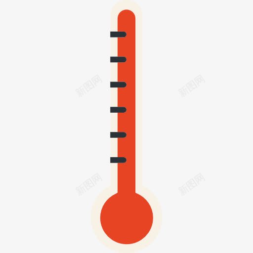 温度计图标png_新图网 https://ixintu.com 华氏 工具和用具 度 摄氏 水银 温度 温度计