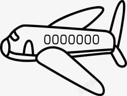 素描飞机飞机素描高清图片