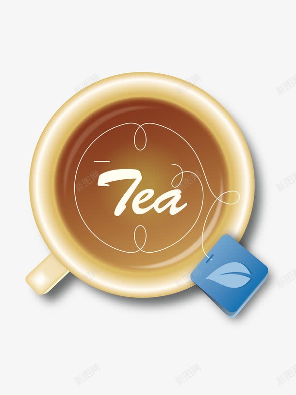 茶杯文件图标png_新图网 https://ixintu.com ICON tea 云 冲茶 图标 图案 插图 时尚 欧式茶杯 泡茶 清新小图案 潮流 热茶 玻璃 茶具 饮料 黄色