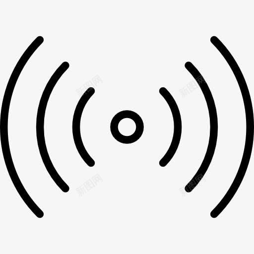 WiFi图标png_新图网 https://ixintu.com 互联网 多媒体 无线WiFi的标志 计算机技术 连接