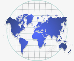 网格轮廓网格世界地图高清图片