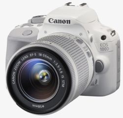白色相机白色佳能esi100d相机高清图片