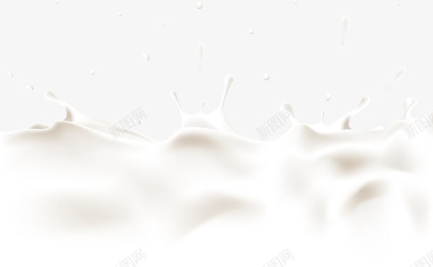 飞溅的牛奶背景png免抠素材_新图网 https://ixintu.com PNG 白色 矢量素材 飞溅的牛奶