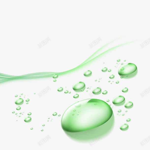 水珠png免抠素材_新图网 https://ixintu.com 唯美 水 水滴 水珠 爱护 爱护环境 环境 纯净水 绿色