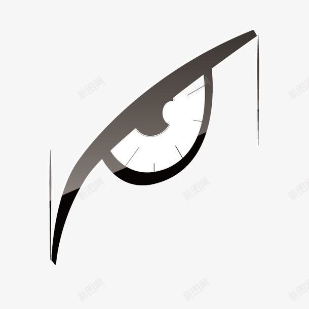 犀利眼神png免抠素材_新图网 https://ixintu.com 个性设计 可修改 犀利 犀利的眼神 眼神 鹰眼