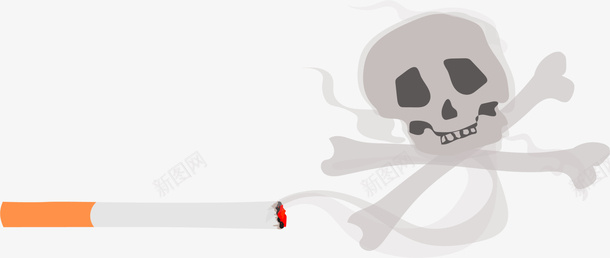 世界无烟日点燃的香烟png免抠素材_新图网 https://ixintu.com 一个香烟 不抽烟 世界无烟日 吸烟有害健康 点燃的香烟 禁烟日 骷髅头
