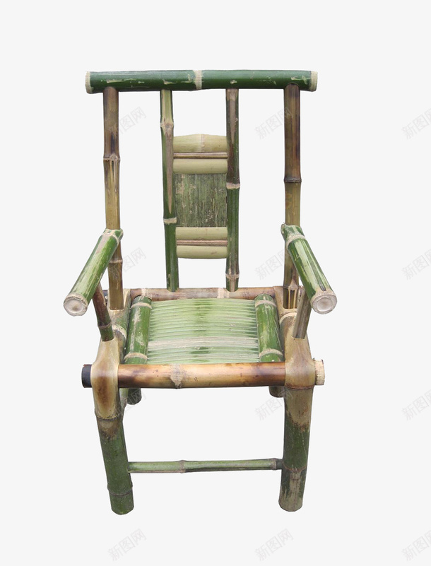 手工竹椅png免抠素材_新图网 https://ixintu.com 单人 家具 户外桌椅 手工 竹椅