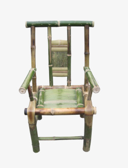 手工竹椅素材