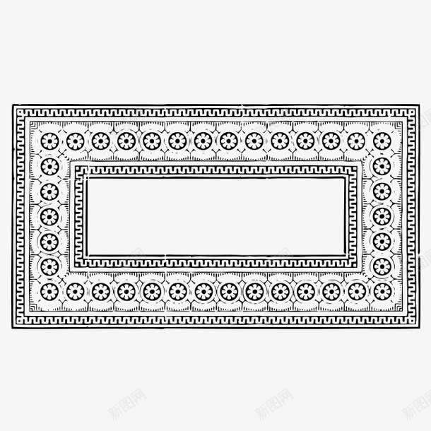 复古雕花边框加粗花纹png免抠素材_新图网 https://ixintu.com 复古 边框加粗花纹 雕花