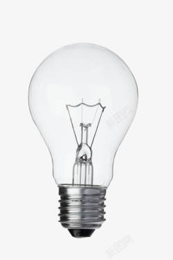 一个椭圆形钨丝灯传统照明钨丝白炽灯大图高清图片