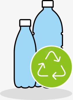 塑料瓶分类循环利用素材