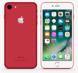 模型机iPhone7红色高清图片