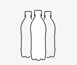 容器格式矿泉水瓶组合高清图片