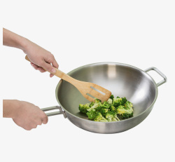 用手最新的炒菜锅高清图片