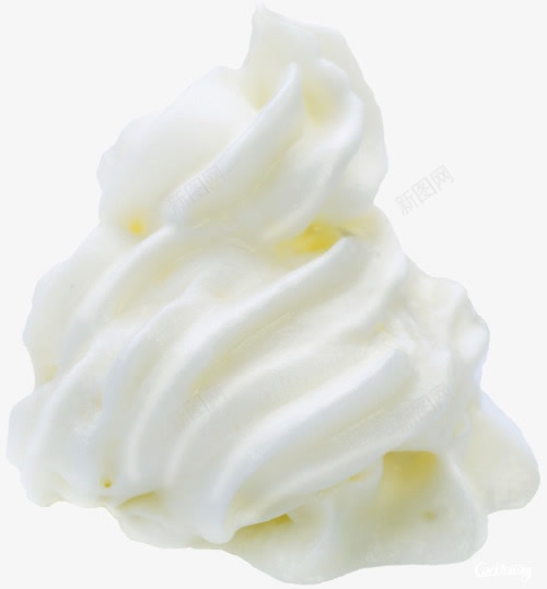 奶油冰淇淋png免抠素材_新图网 https://ixintu.com 冰淇淋 冷饮 奶油 实物 火炬 白色