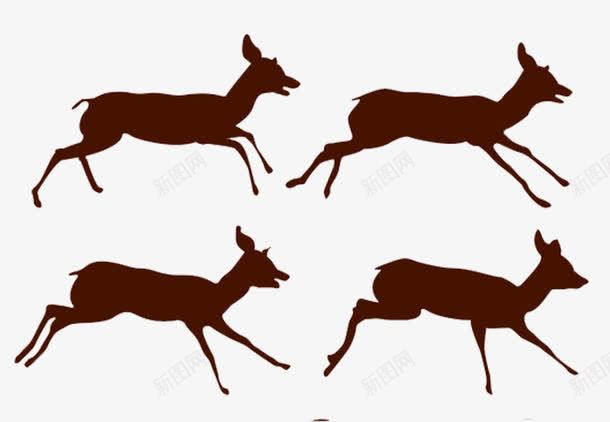 奔跑母鹿png免抠素材_新图网 https://ixintu.com 动画帧 卡通手绘 奔跑的鹿 帧序列 序列帧 序列帧动画 母鹿