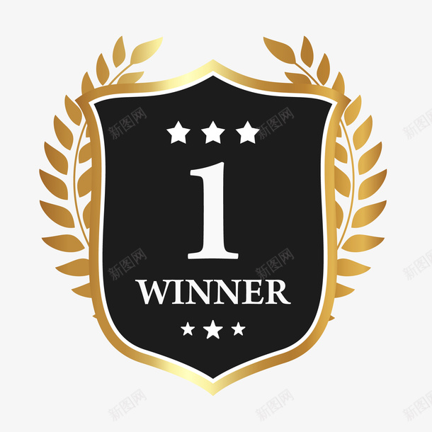 第一名赢家标签png免抠素材_新图网 https://ixintu.com 徽章设计 标签设计 比赛 活动 玩家 第一名 赢家