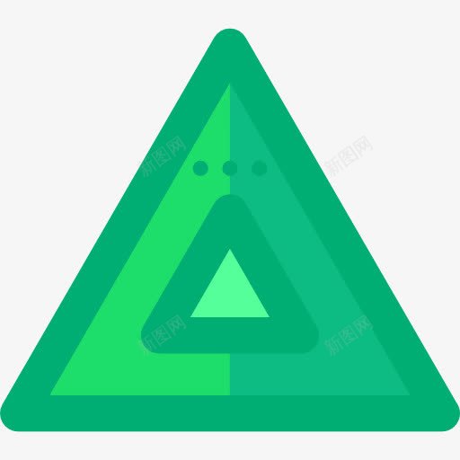 三角图标png_新图网 https://ixintu.com 三角形 占星术 形状和符号 摘要 符号