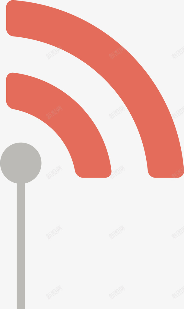 竖向斜三角wifi信号栏矢量图ai免抠素材_新图网 https://ixintu.com WIFI信号格 wifi 信号格 斜三角信号 无线信号 无线网 竖向 矢量图