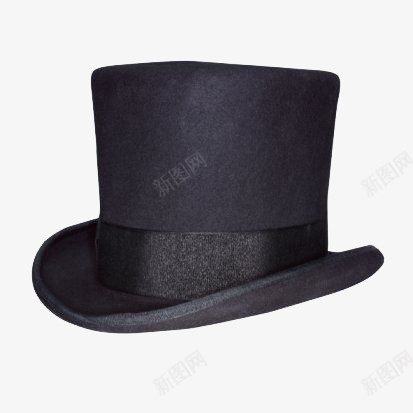黑色法国礼帽png免抠素材_新图网 https://ixintu.com 法国 礼帽 黑色 黑色法国礼帽