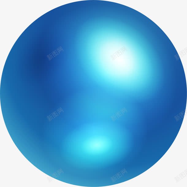 手绘蓝色圆圈圆球png免抠素材_新图网 https://ixintu.com 光晕 唯美 手绘圆圈 蓝色圆圈 蓝色圆球 质感
