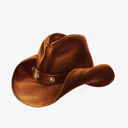 写实西部牛仔帽子素材