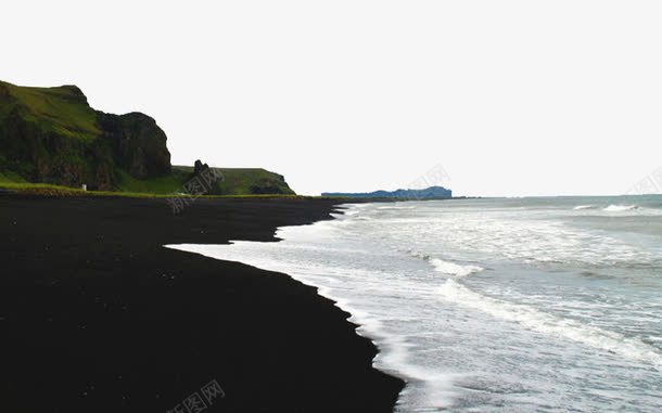 黑沙滩景点png免抠素材_新图网 https://ixintu.com 冰岛黑沙滩 旅游景区 著名景点 黑沙滩景点