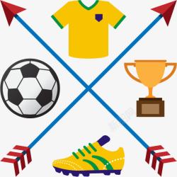 欧洲杯足球海报欧洲杯图标矢量图高清图片