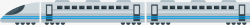 运行的高铁快速运行的白色动车高清图片