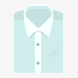 扁平衬衫卡通扁平化叠好的衣服矢量图高清图片