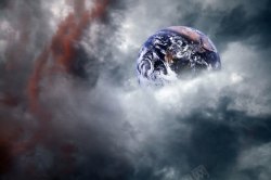地球末日大气污染地球高清图片