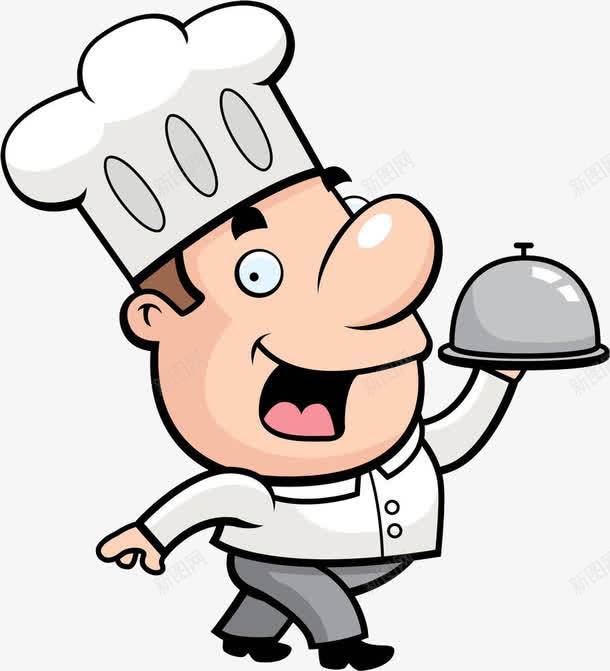 手里端着菜的厨师png免抠素材_新图网 https://ixintu.com 下厨 做食物 做饭 卡通 厨子 厨师 厨师头像 厨师帽 备膳 烧菜 烧饭 烹调 烹饪 煮饭 端着
