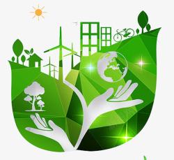 绿色环保健康家园素材