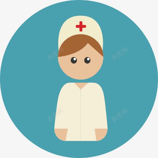 护士图标png_新图网 https://ixintu.com 医疗卫生 医疗救助 医院 头像 女人 护士 护士漫画 护士节插画 用户 职业和工作