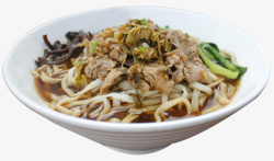 速食汤面传统美食小吃酸菜牛肉面高清图片