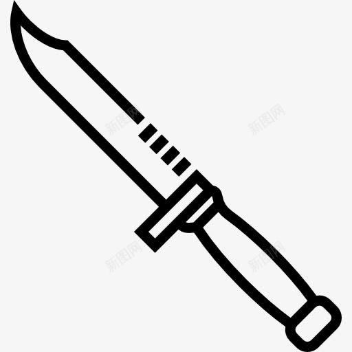 军用小刀图标png_新图网 https://ixintu.com Killer 刀 手拿小刀 打架 暴力 杀手 武器