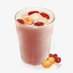 大红枣牛奶素材美味的饮料片高清图片