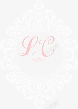 花纹字符婚礼logo图标图标