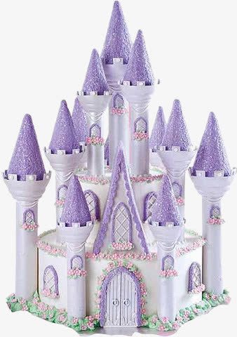 紫色城堡生日蛋糕png免抠素材_新图网 https://ixintu.com png 生日蛋糕 装饰