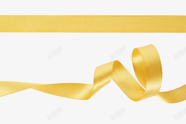 金色绸带png免抠素材_新图网 https://ixintu.com 丝绸 布 布料 带子 绸缎 金色 金色绸缎
