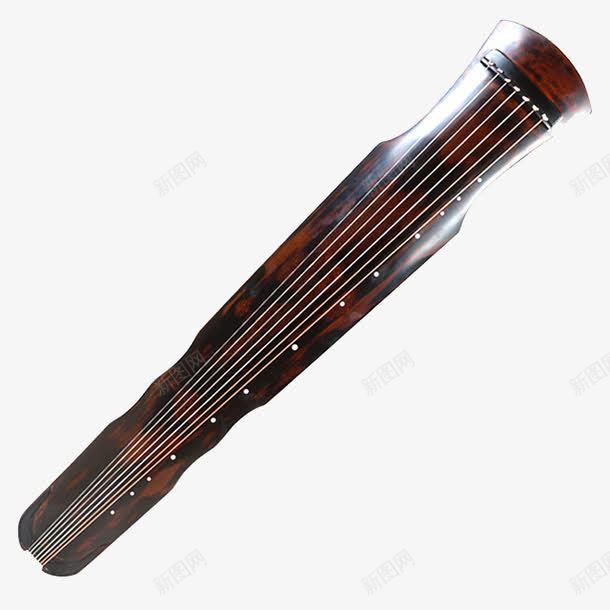 古琴png免抠素材_新图网 https://ixintu.com 中国风 乐器 产品实物图 古琴 古琴形状