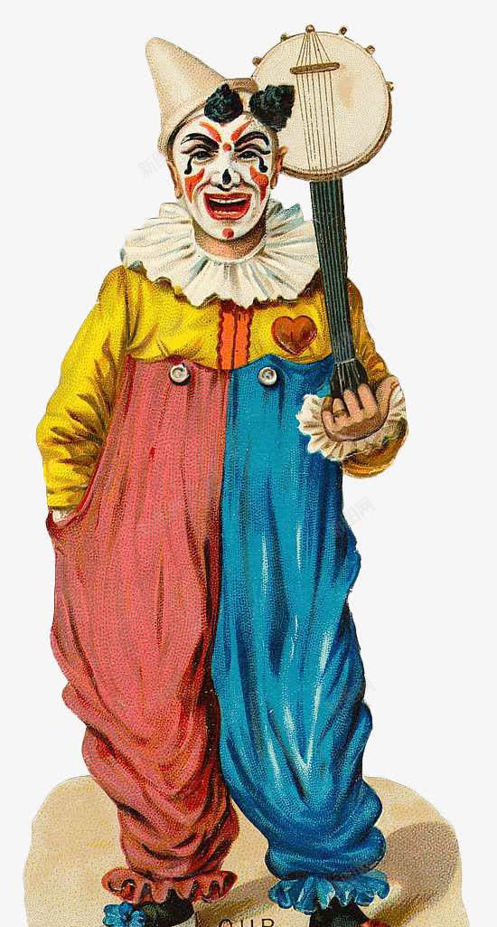 小丑png免抠素材_新图网 https://ixintu.com PNG joker 免扣 动物 复古 小丑 小丑joker 琵琶 马戏团