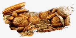 一堆面包一堆面包高清图片