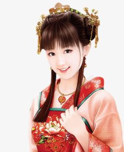 手绘人间极品美女素材