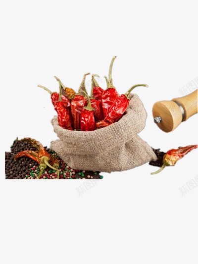 辣椒png免抠素材_新图网 https://ixintu.com 干货 干辣椒 花椒 配料